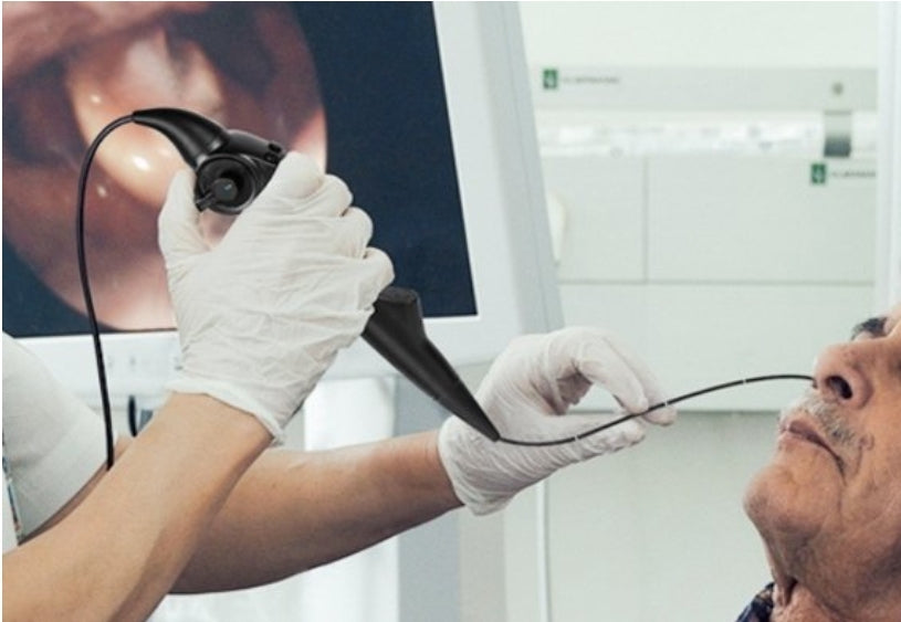 Rhino-Laryngo-Pharyngo-Videoscope, flexible, with USB-connection