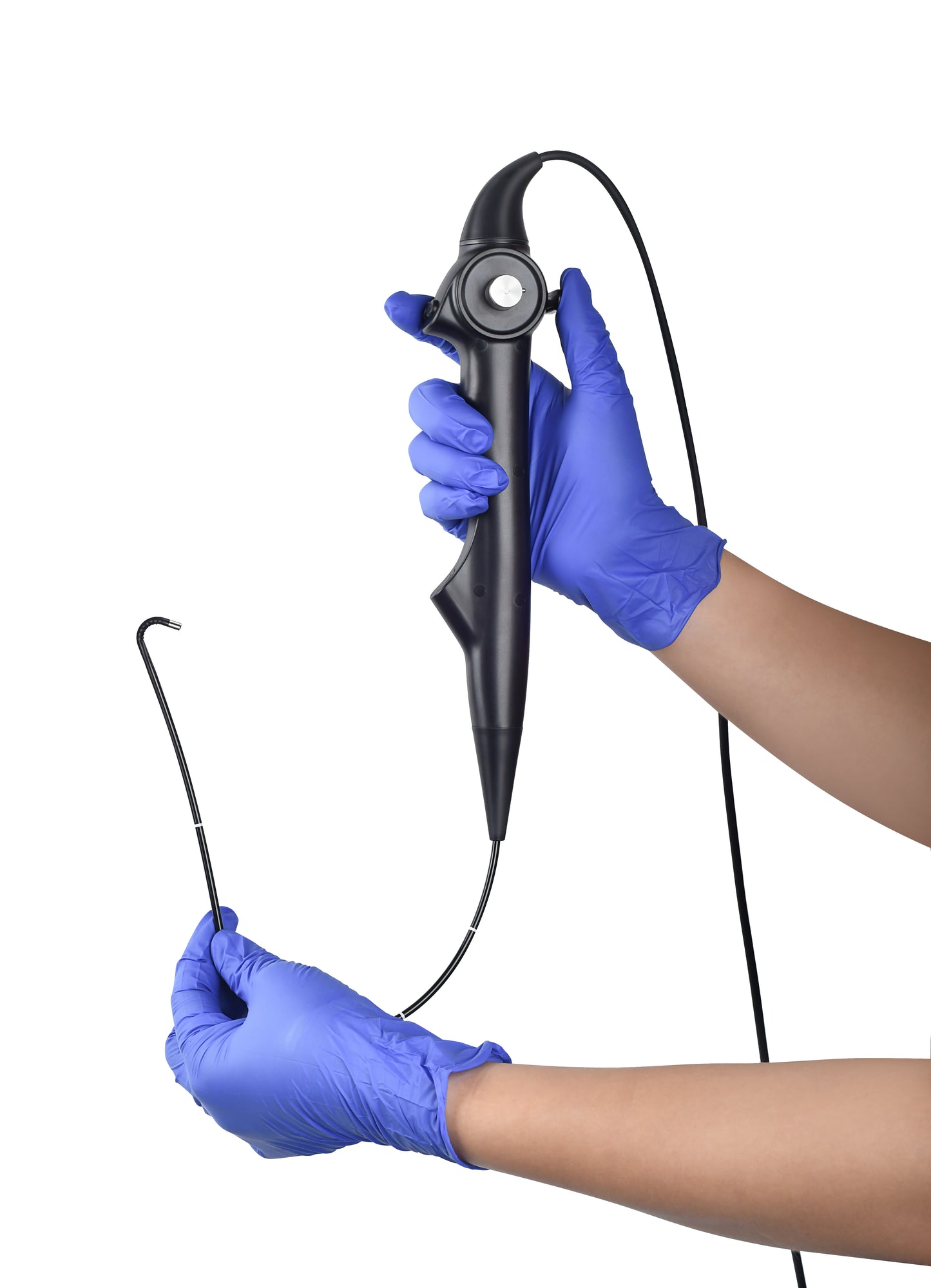 Rhino-Laryngo-Pharyngo-Videoscope, flexible, with USB-connection